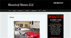 Desktop Screenshot of historicalmotorsllc.com